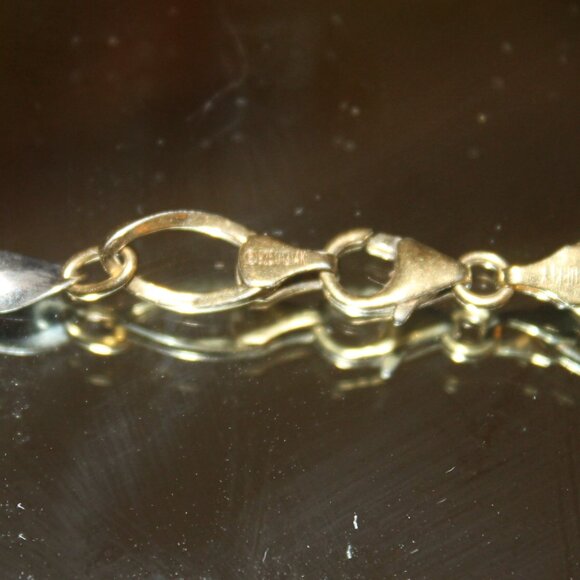 Auth Iconic CHANEL Pendant on 925/14k Chain Necklace w purchase of pendant - Picture 5 of 7